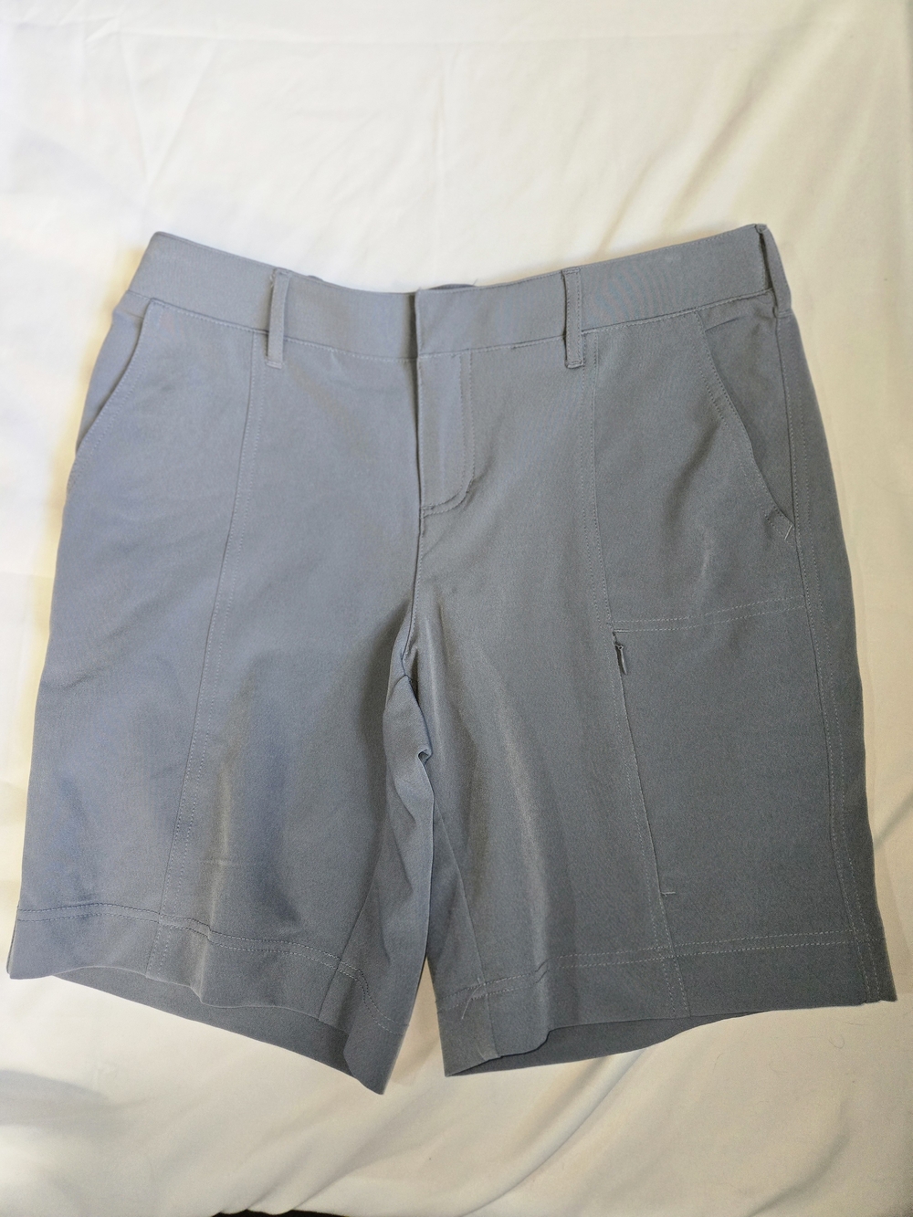32 Degrees Women’s Performance Bermuda Shorts - Light Gray